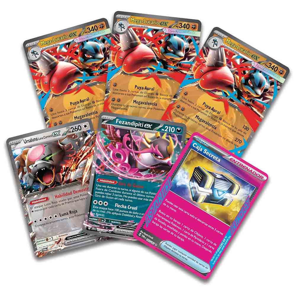 Baraja Combate de Liga Mega Lucario ex - Español