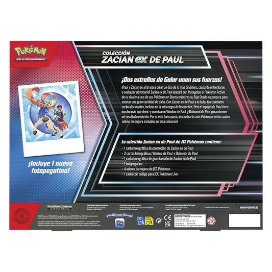 Colección Zacian ex de Paul - Español
