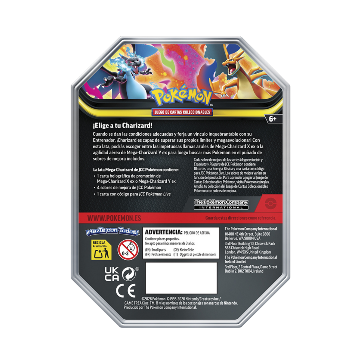 Lata Mega-Charizard X/Y