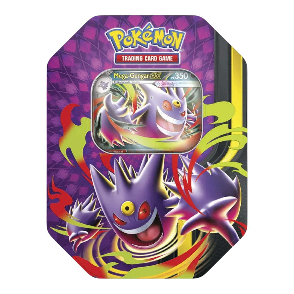 Lata MegaLuz Lunar Mega-Gengar / Mega-Clefable - Español