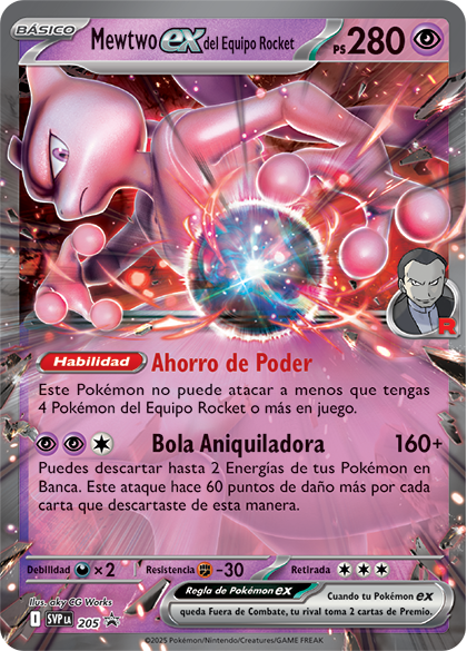 Colección Mewtwo ex Team Rocket - Español