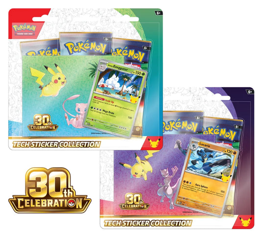 Blister 3 sobres con pegatinas 30 aniversario - Español
