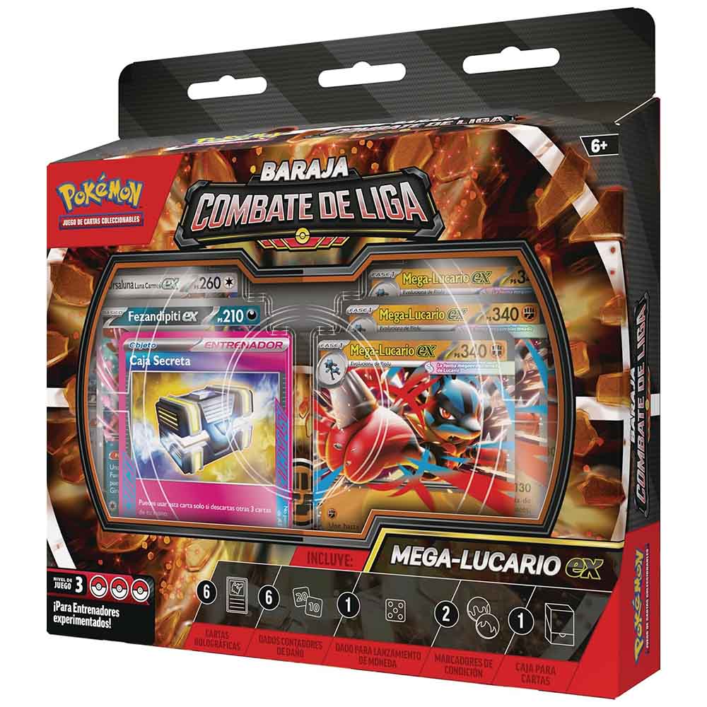 Baraja Combate de Liga Mega Lucario ex - Español