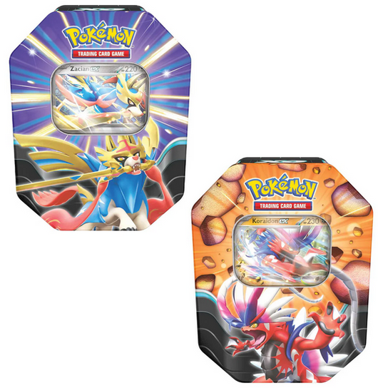 Latas Pokémon - Zacian ex / Koraidon ex 🇪🇸
