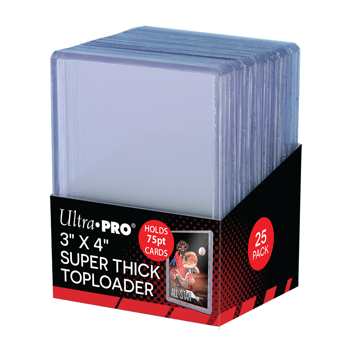 Super Thick TopLoader Pack 25 uds - Ultra PRO