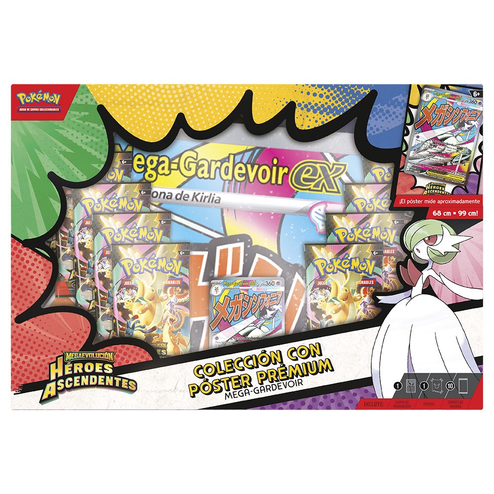 Colección con Póster Premium: Héroes Ascendentes - Español
