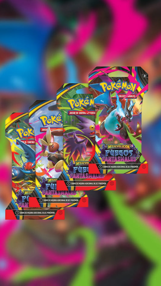 Sobres emblistados - Fuegos Fantasmales 🇪🇸